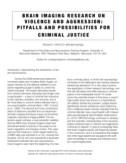 brain imaging research on violence and aggression