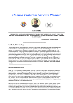 latest edition - Archdiocese of Ottawa Association