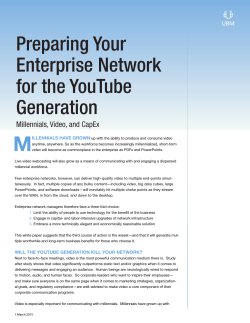 Preparing Your Enterprise Network for the YouTube
