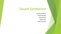 Sound Symbolism