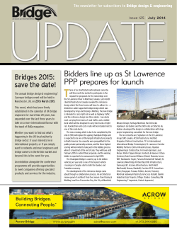 Bidders line up as St Lawrence PPP prepares for launch