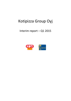 In English - Kotipizza Group