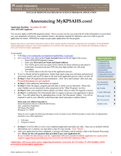 How to contact us - KP School of Allied Health Sciences