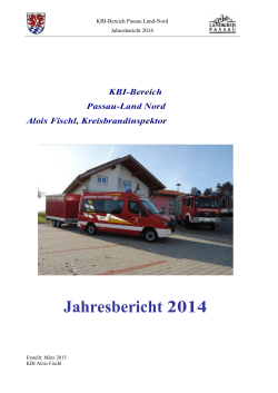 Jahresbericht 2014 - KreisFeuerwehrVerband Passau