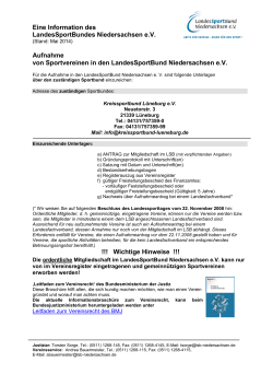 LSB Infopaket Juli 2014 - Kreissportbund LÃ¼neburg