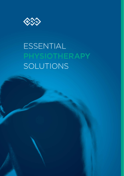 ESSENTIAL PHYSIOTHERAPY SOLUTIONS