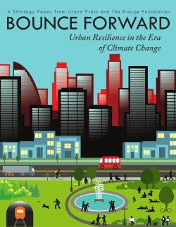 Bounce Forward: Urban Resilience in the Era of Climate Change