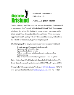 Information on How To Help With Chip In For Krislund
