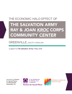 THE SALVATION ARMY RAY & JOAN KROC CORPS