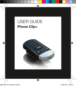 Phone Clip+ User Guide