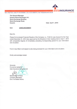 Asia Insurance Company Limited