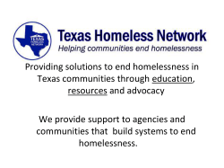 TX BoS CoC KSHC Panel2 - Kansas Statewide Homeless Coalition