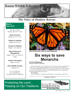 Mar-April - Kansas Wildlife Federation