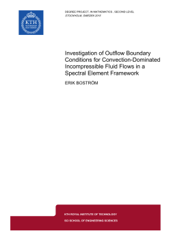 Investigation of Outflow Boundary Conditions for Convection