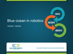 Blue ocean in robotics industry robotics