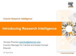 Introducing Research Intelligence