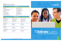 Edivate Learn Courseware