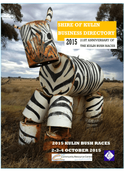 SHIRE OF KULIN BUSINESS DIRECTORY