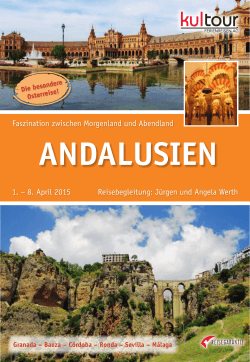 PDF - Andalusien | Werth - Kultour Ferienreisen AG