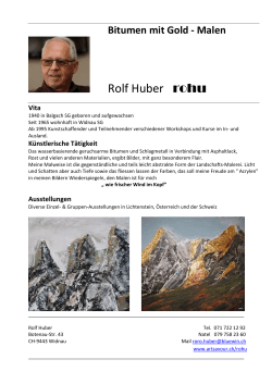 Rolf Huber rohu - Kultur im Rhyboot