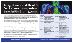 Lung Cancer and Head & Neck Cancer Symposium