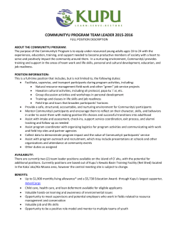 the full 2015-2016 communityu team leader position