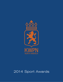 2014 Sport Awards - KWPN-NA