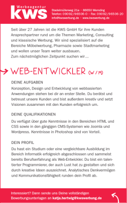 WEB-ENTWICKLER (W / M)