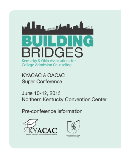 KYACAC & OACAC Super Conference June 10