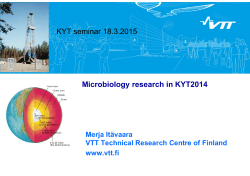 Mikrobiologia - KYT2014