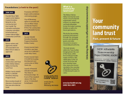 2015 Annual Report - Kittitas-Yakima Valley Community Land Trust