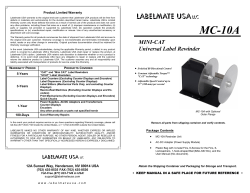 MC-10A - Labelmate USA