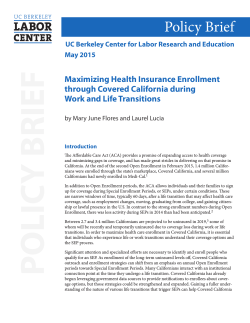 Policy Brief - Center for Labor Research and Education