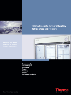 Thermo Scientific RevcoÂ® Laboratory Refrigerators and Freezers