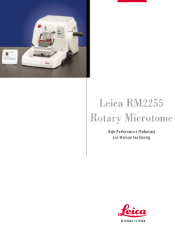 Leica RM2255 Rotary Microtome