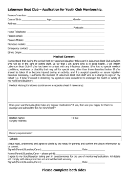 Membership Form 2015
