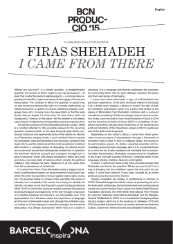 FIRAS SHEHADEH I CAME FROM THERE
