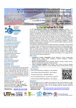 call for papers - 2. LA-CCI