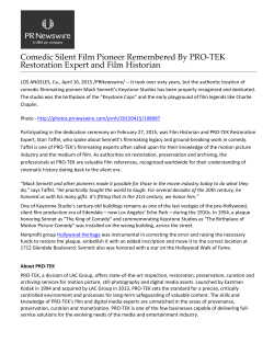 LAC Group Mack Sennett Press Release - PRNewswire