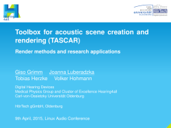 TASCAR - Linux Audio Conference