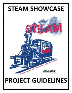 To STEAM Project Criteria information for
