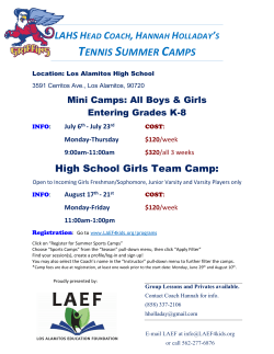to see Hannah Holladay`s Tennis Camps flyer