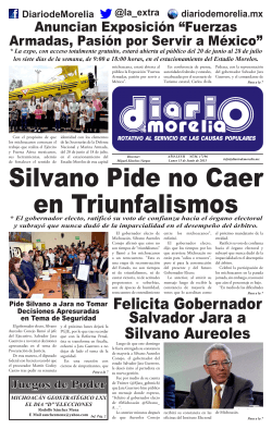 Felicita Gobernador Salvador Jara a Silvano Aureoles