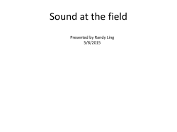 Sound at the field - Lake Sawyer Hawks