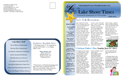 Lake Shore Times & Calendar of Events