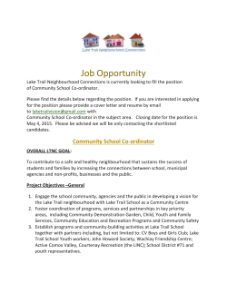 pdf format of job position - Lake Trail Neighbourhood Connections
