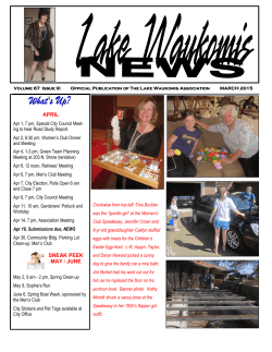 MAR 2015 NEWS.pub - Lake Waukomis, Missouri