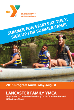 2015 Program Guide: May â August