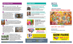 FIRST FRIDAY ARTWALK GUIDE