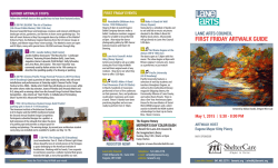 FIRST FRIDAY ARTWALK GUIDE